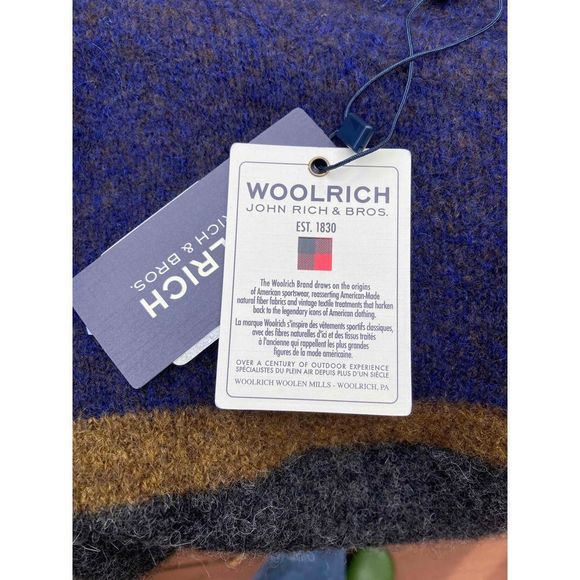 Woolrich John Rich purple grey gold Alpaca Yak Sweater NWT S $295 - Picture 3 of 10